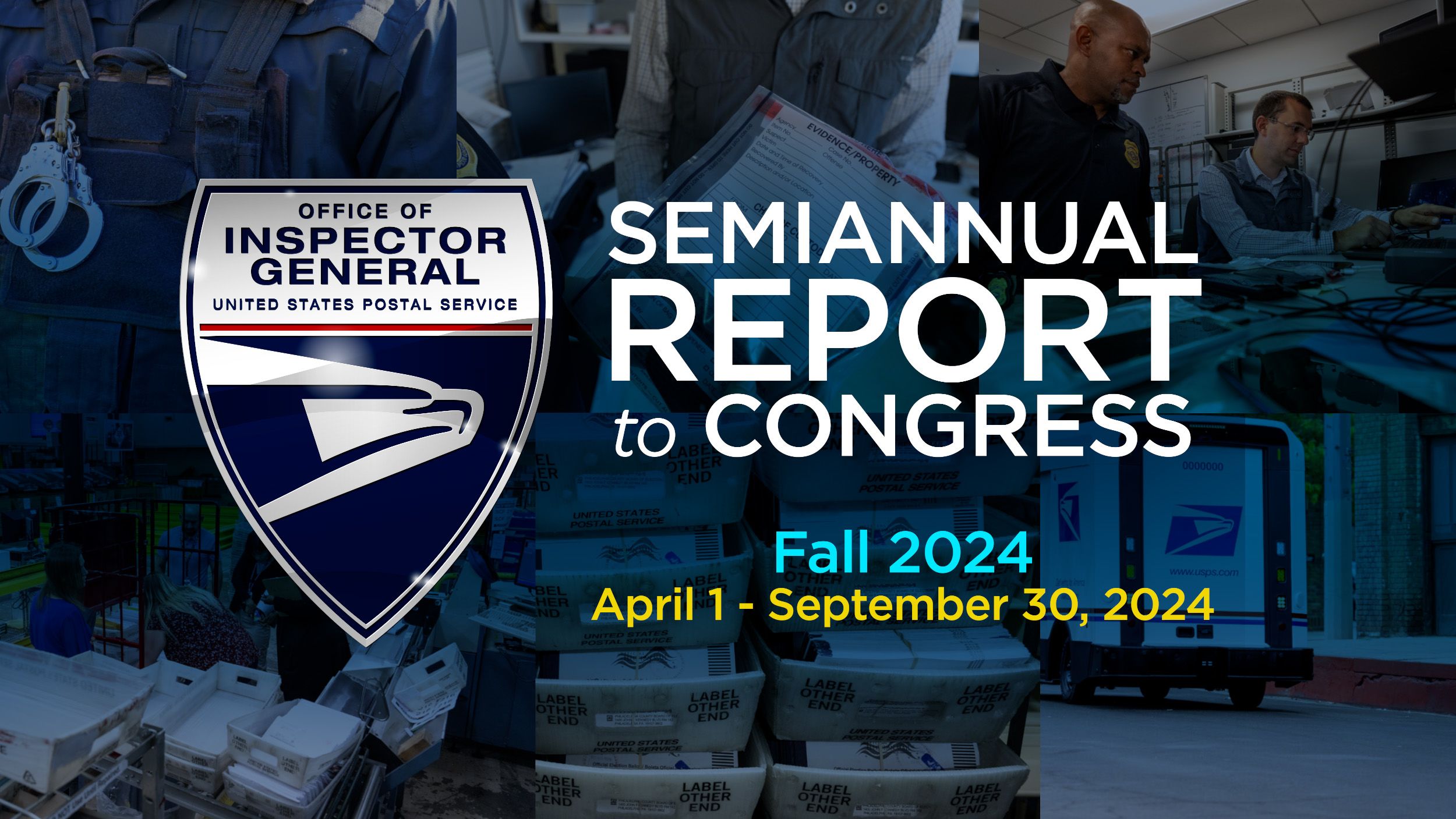 USPS OIG Semiannual report to Congress Fall 2024